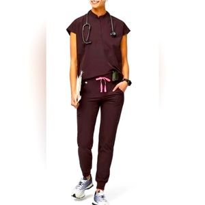 Fig high waisted espresso brown xl